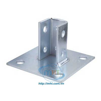 Đệm đế đơn cho thanh chống đa năng - 4 hole single channel post base Unistrut Connecting Plate